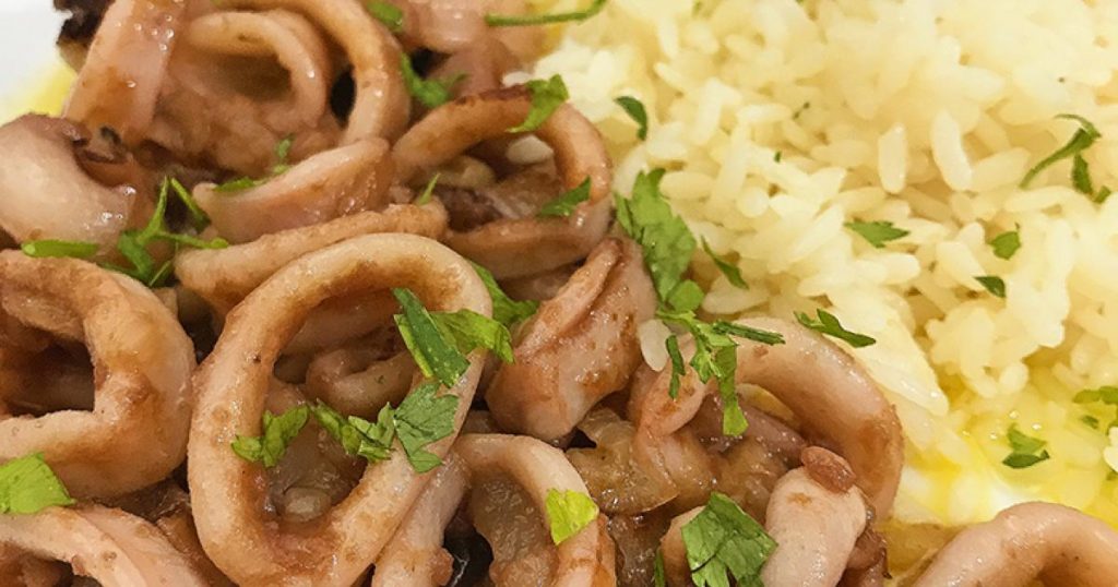 Calamares Encebollados – Recetario Cocina